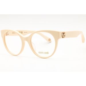 Roberto Cavalli VRC027M Eyeglasses Beige Acetate Round